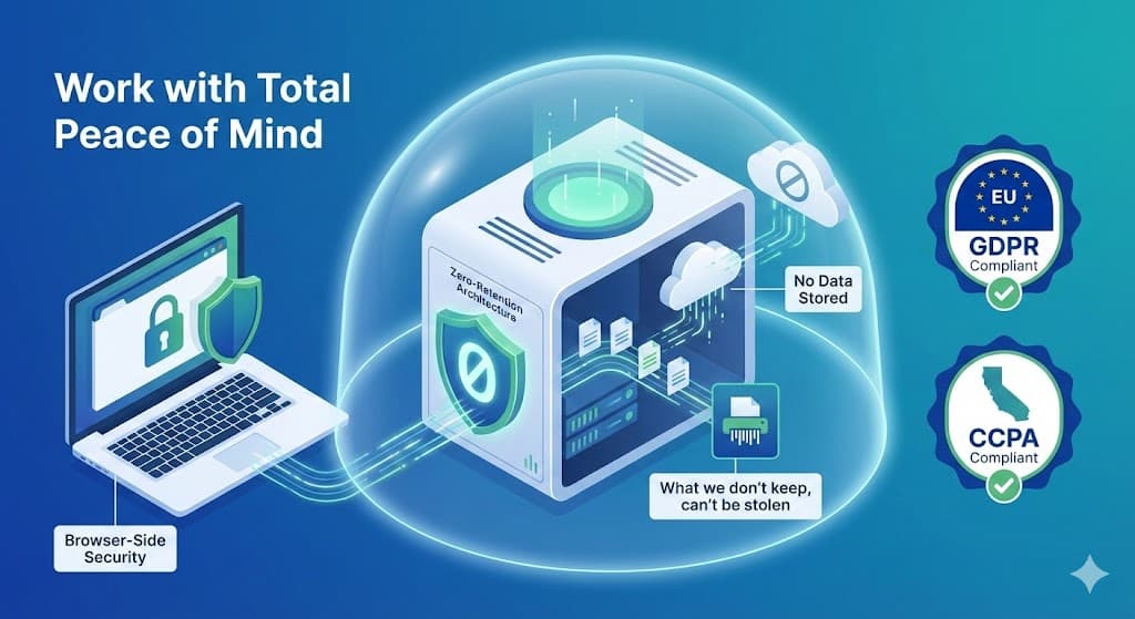 Work with Total Peace of Mind